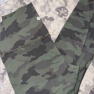 Camo Lululemon Align 25 inch